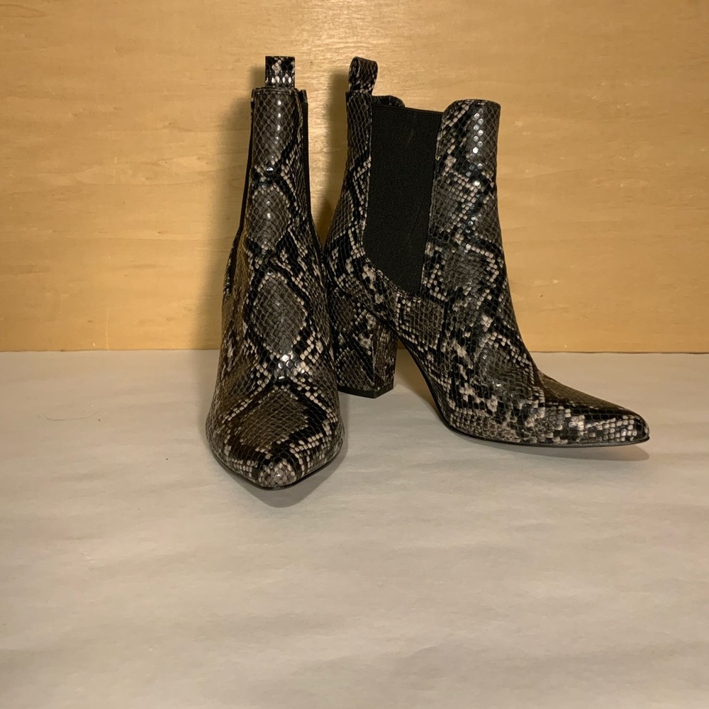 snake print boots